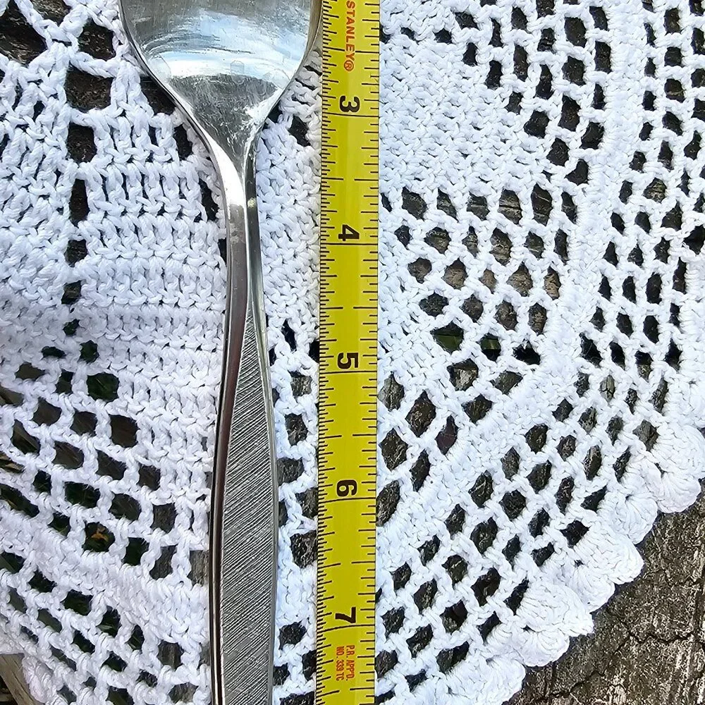 Gorham stainless steel vintage cold meat serving fork poss Fabrique pattern 1967